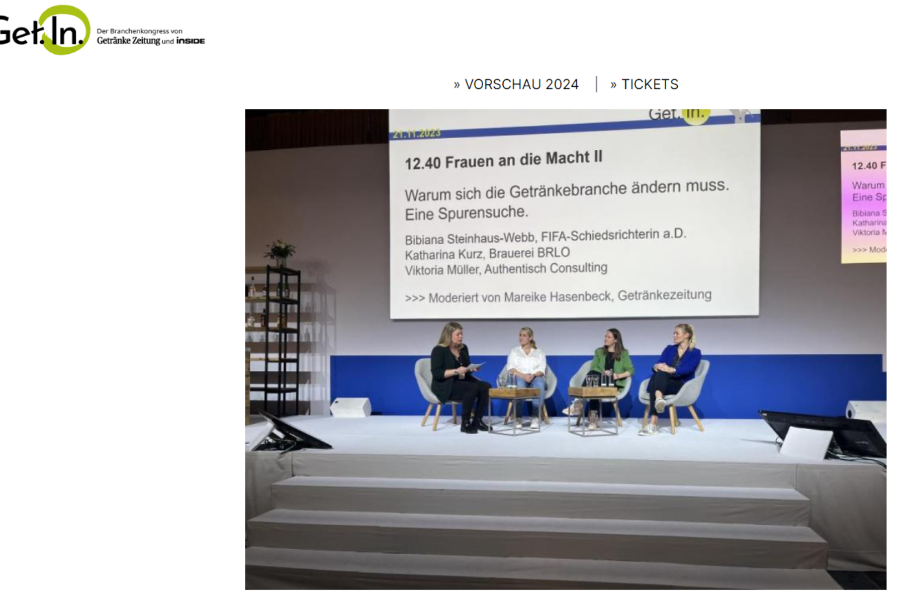 Get In Kongress Frauen an die Macht