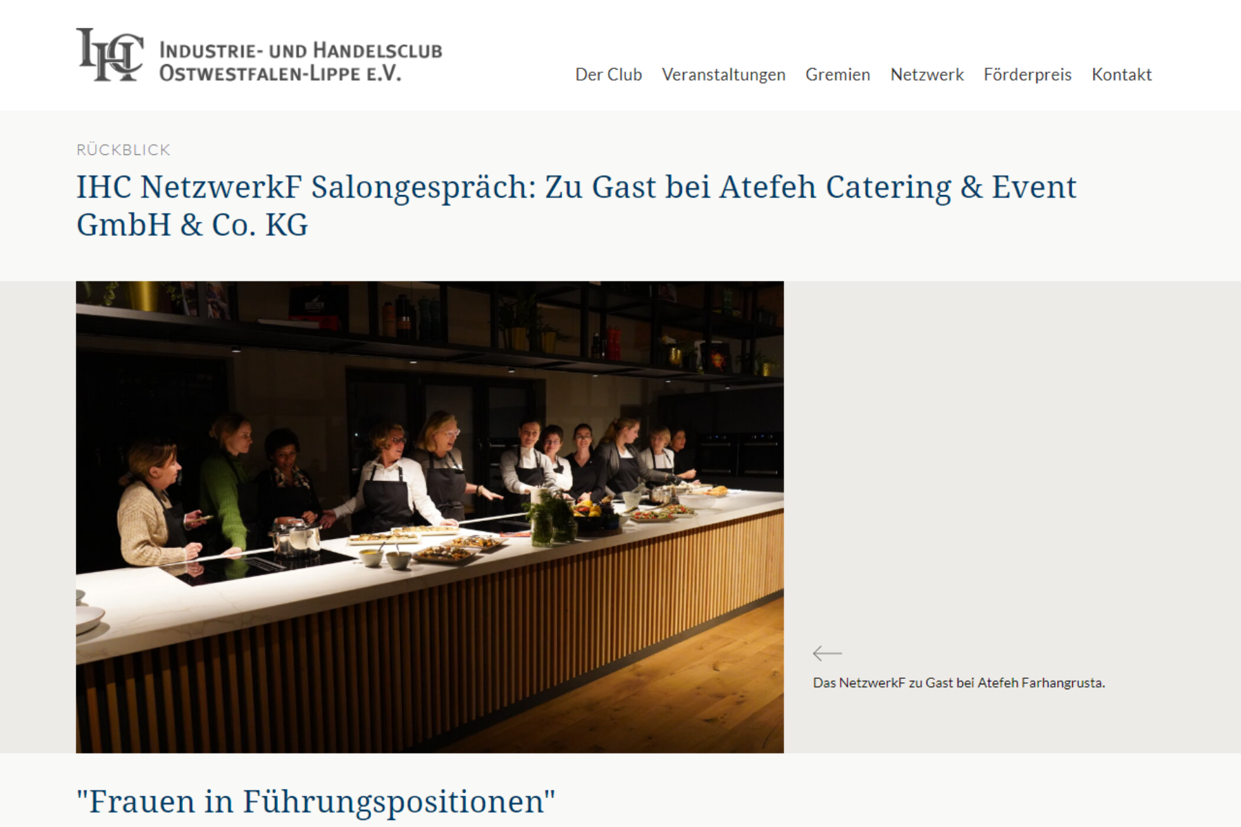 IHC Netzwerk F Frauen in Fuehrungspositionen