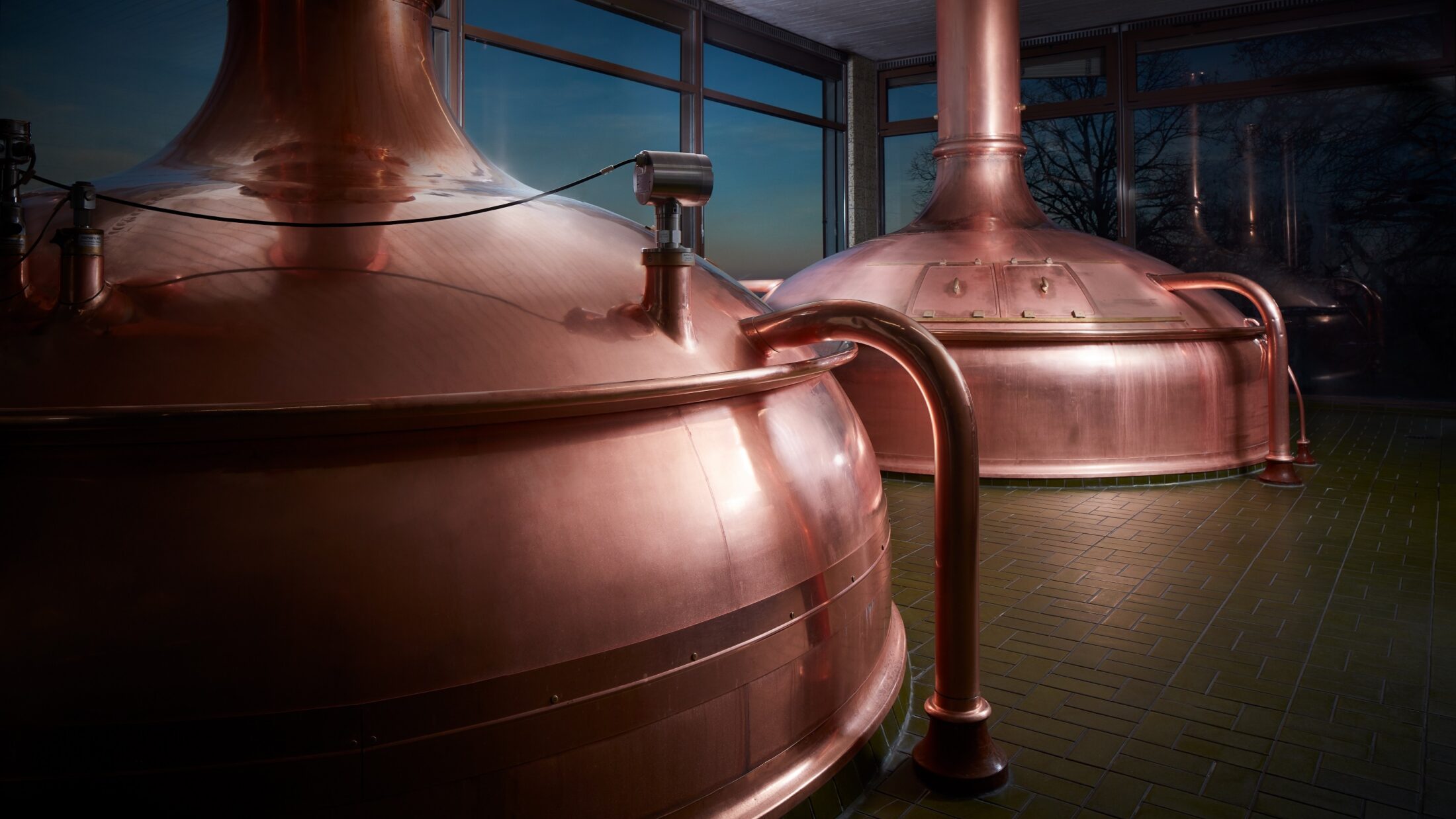 Privatbrauerei Waldhaus Kupferkessel Bieproduktion