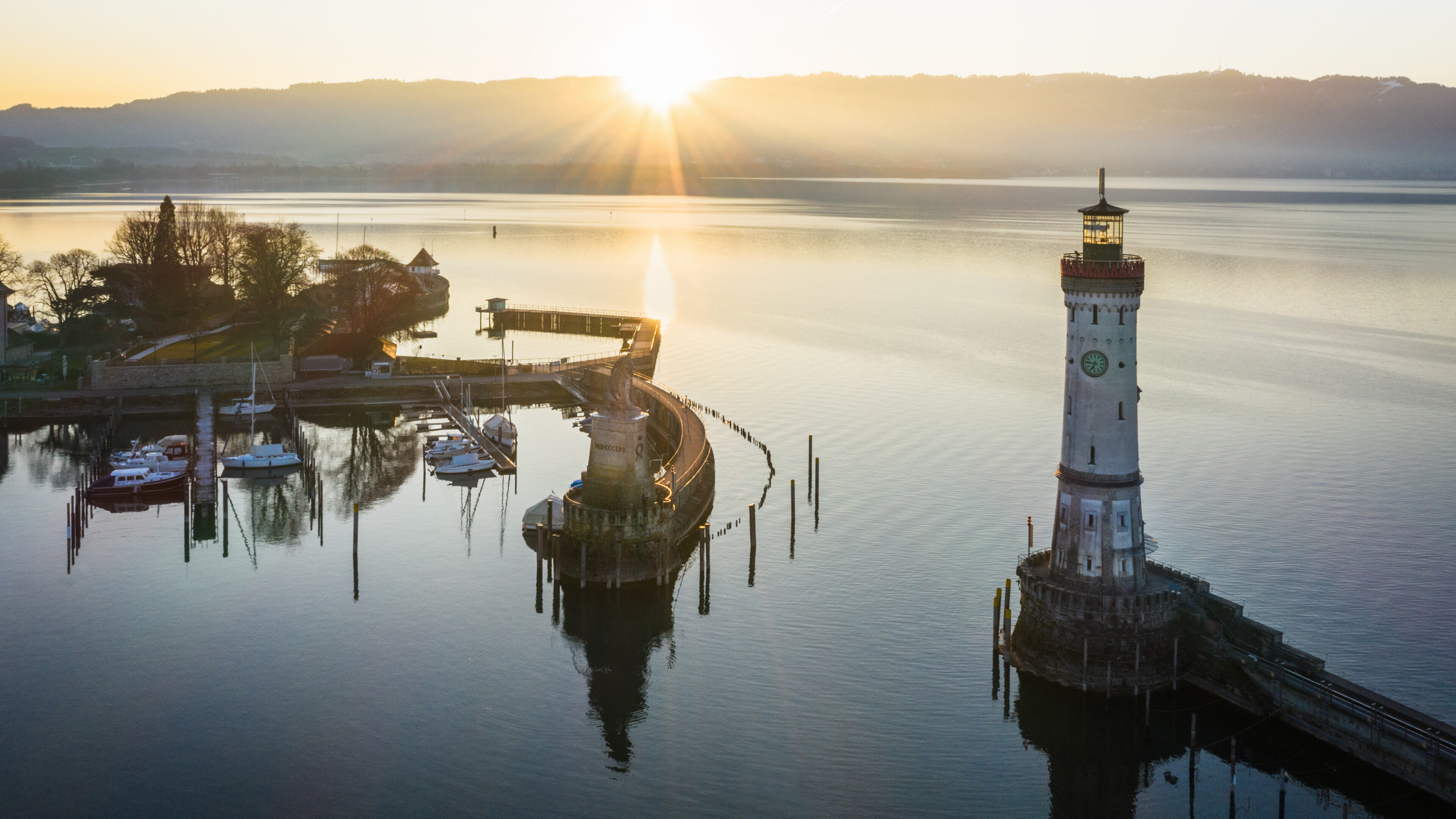 Bodensee bei Sonnenuntergang