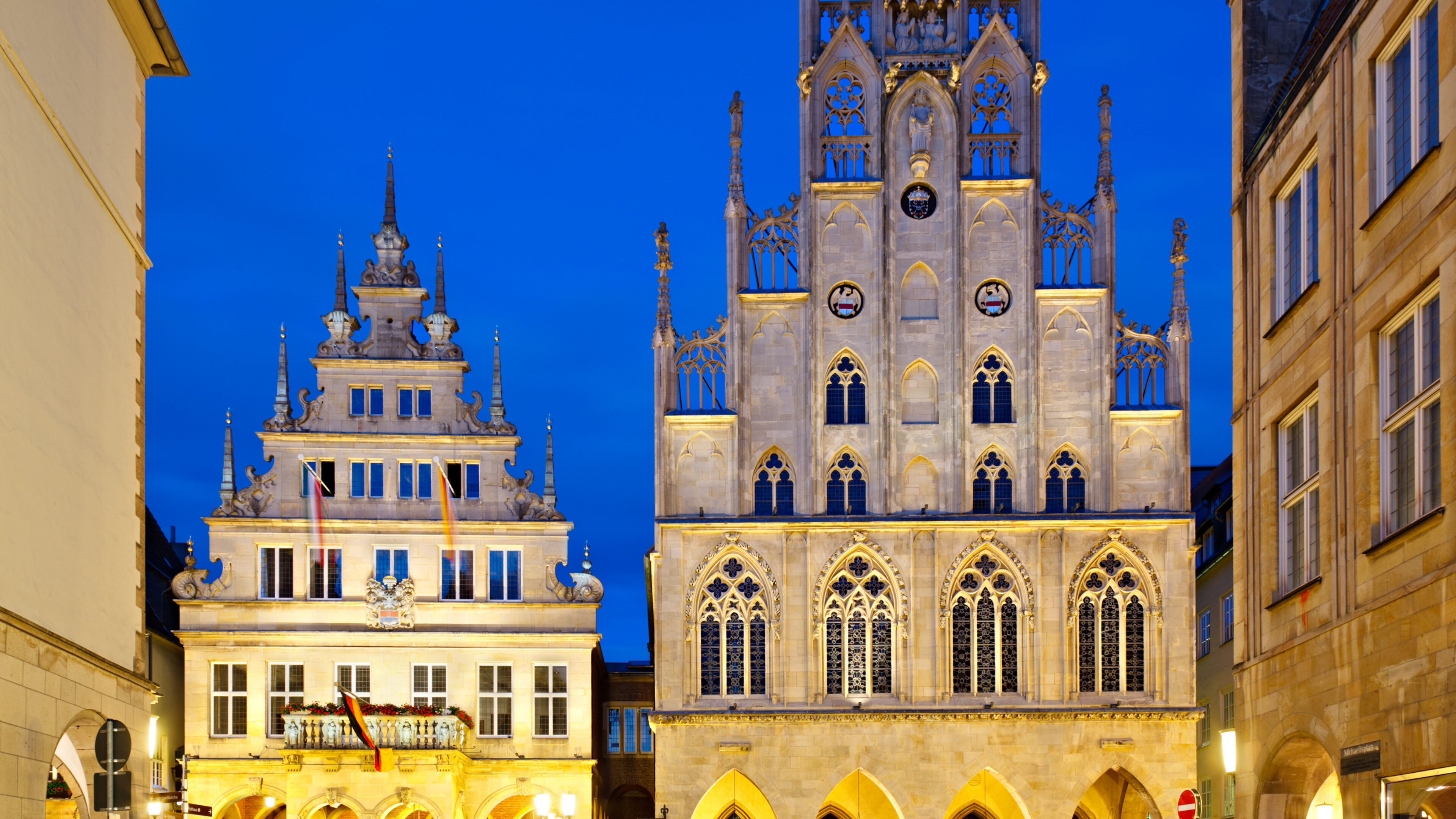 Old town hall of muenster germany