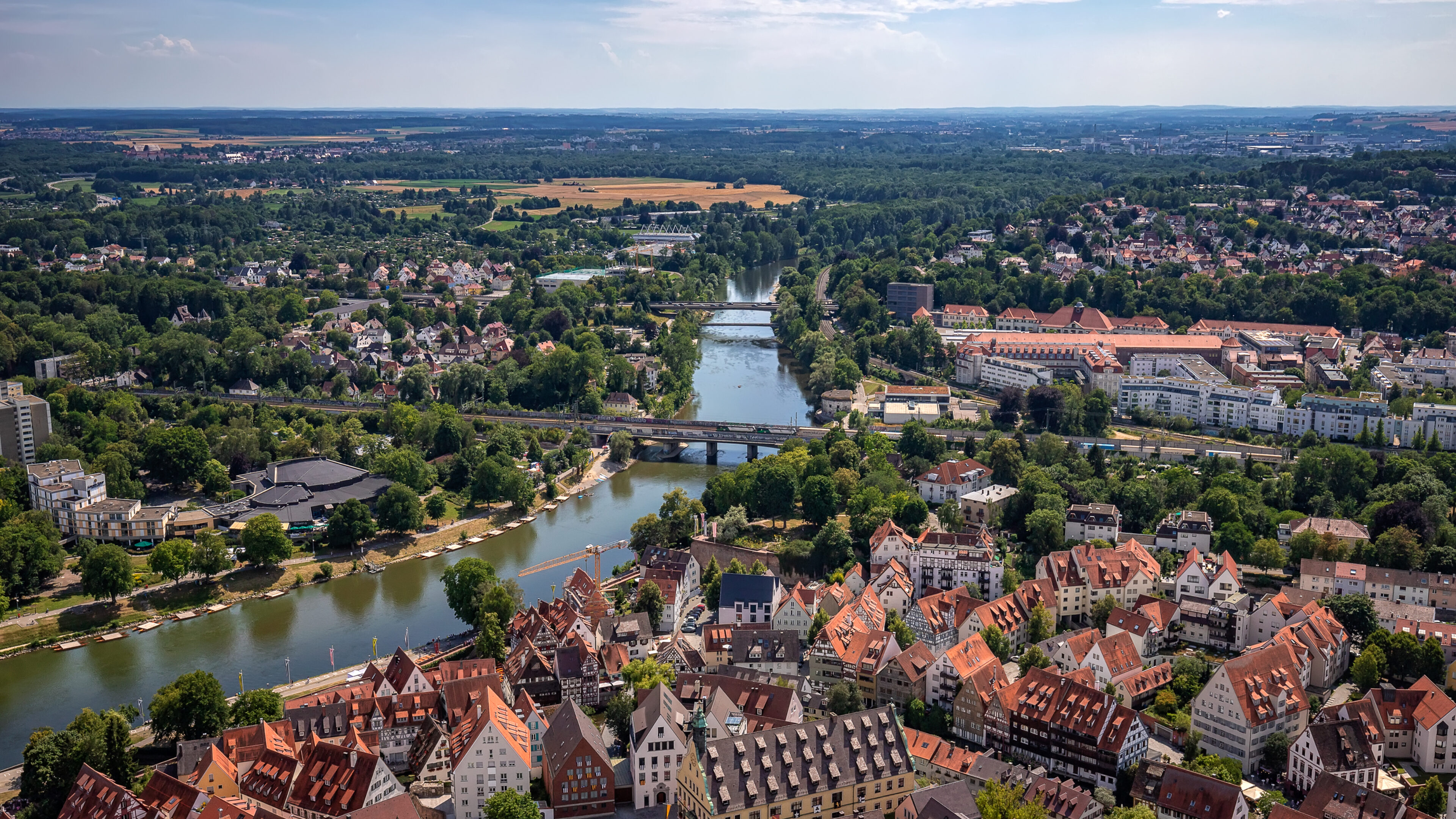 Flussstadt, Ulm