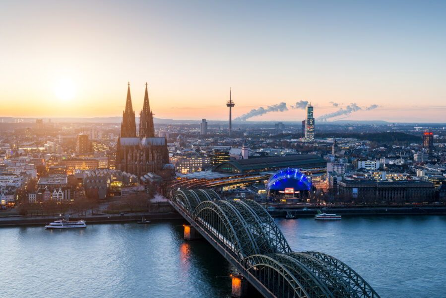 Blick auf Köln
