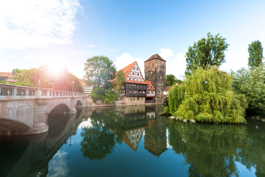 Blick auf Nürnberg