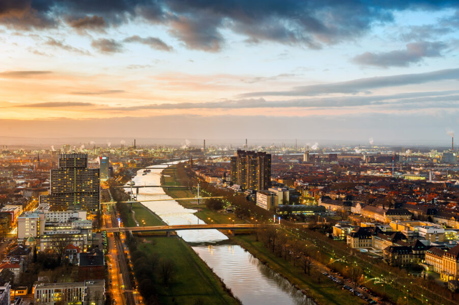 Blick auf Mannheim