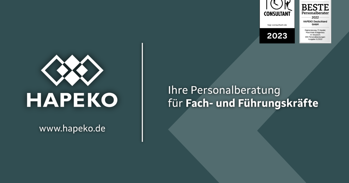 Maschinenbauingenieur – HAPEKO
